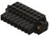 Weidmuller 3.5mm Pitch 8 Way Pluggable Terminal Block, Plug, Cable Mount, Screw Termination