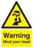 RS PRO 危险警告标志, 小心碰头标志(英语), PP