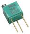 Vishay Foil Resistors Trimmer potenciométer 100Ω, ±5%, ±10ppm/°C, 21-menetes, Furatszerelt, 0.25W, Forrasztható