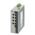 Phoenix Contact Ethernet Switch, 8 RJ45 port, 24V dc, 100Mbit/s Transmission Speed, DIN Rail Mount FL SWITCH 3008
