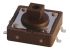 Brown Cap Tactile Switch, Single Pole Single Throw (SPST) 50 mA @ 12 V dc 4.3mm