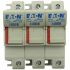 Eaton 50A Rail Mount Fuse Holder for 14 x 51mm Fuse, 3P, 690V ac