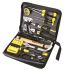 Stanley Tools 工具套装, 18件 电工工具套件, 内含 精密时钟螺丝刀;电线切割器;钳;可调扳手;电烙铁;胶带;羊角锤;钢锯;钳子;剪刀