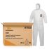 Kimberly Clark White Disposable Disposable overalls, XL