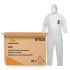 Kimberly Clark White Disposable Disposable overalls, L