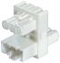 Wieland GST15i3 Series Distribution Block, 3-Pole, Male to Female, 1 → 2-Way, PCB Mount, 16A, IP40
