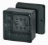 HENSEL DK Series Black Thermoplastic Junction Box, 98 x 98 x 61mm
