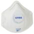 Uvex Disposable Respirator for General Purpose Protection, FFP1, Valved, 15 per Package