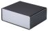 Caja para instrumentación METCASE de Aluminio Negro, 367 x 300 x 134.5mm, IP40