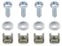 METCASE Assembly Screw Pack for Use with Unicase Enclosures, M6 Thread, 12 Piece(s)
