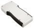 Hammond 1553 Series Grey Flame Retardant ABS Handheld Enclosure, Integral Battery Compartment, IP54, 210 x 100 x 32mm