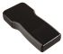 Hammond 1553 Series Black Flame Retardant ABS Handheld Enclosure, Integral Battery Compartment, IP54, 210 x 100 x 32mm