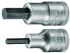 Gedore Hexagon Screwdriver Bit, 5 mm Tip, 1/2 in Drive, Square Drive, 60 mm Overall