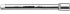 Nástrčná hlavice Prodlužovací tyč 1/4 in Čtyřhran, celková délka: 97 mm Gedore