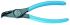 Gedore 6704640 Circlip Pliers, 292 mm Overall, Bent Tip, 65mm Jaw