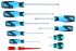 Gedore Phillips; Slotted Screwdriver Set, 10-Piece