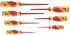 Gedore Phillips; Slotted Insulated Screwdriver Set, 7-Piece