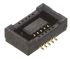Hirose DF40 Series Straight Surface Mount PCB Socket, 10-Contact, 2-Row, 0.4mm Pitch, Solder Termination