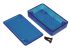 Hammond 1551 Series Blue ABS Enclosure, IP54, Blue Lid, 60 x 35 x 15mm