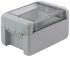Bopla Bocube Series Light Grey Polycarbonate V0 Enclosure, IP66, IP68, IK07, Transparent Lid, 113 x 80 x 60mm