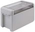 Bopla Bocube Series Light Grey Polycarbonate V0 Enclosure, IP66, IP68, IK07, Transparent Lid, 151 x 80 x 90mm