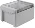 Bopla Bocube Series Light Grey Polycarbonate V0 Enclosure, IP66, IP68, IK07, Transparent Lid, 151 x 125 x 90mm