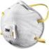 3M Disposable Respirator for General Purpose Protection, FFP1, Valved, Moulded, 10 per Package