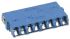 Molex száloptikai adapter, típus: LC - LC, Multi üzemmód, Kék