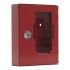 Rottner Comsafe Rot Stahl Schlüsselschrank mit Schlüsselschloß für 1 Schlüssel, B 120mm, H 150 mm, Wandmontage