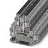 Phoenix Contact UTTB4-PV Series Grey Double Level Terminal Block, Double-Level, Screw Termination