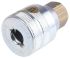 Parker Aluminium Male Pneumatic Quick Connect Coupling, R 1/4 Male Threaded
