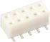 Hirose A3 Series Straight Surface Mount PCB Socket, 10-Contact, 2-Row, 2mm Pitch, Solder Termination
