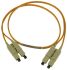Cable de fibra óptica COMMSCOPE de 2 núcleos, long. 1.01m Naranja