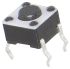 Brown Button Tactile Switch, Single Pole Single Throw (SPST) 50 mA @ 24 V dc