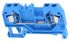 Wago 280 Series Blue Feed Through Terminal Block, 2.5mm², Single-Level, Cage Clamp Termination