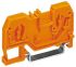 Wago 280 Series Orange Feed Through Terminal Block, 2.5mm², Single-Level, Cage Clamp Termination