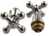 RS PRO Tap Fitting, Classic Adapt-A-Tap Cross Head Conversion Kit for use with 1/2 in Tap, 3/4 in Tap