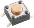 Pink Tactile Switch, Single Pole Single Throw (SPST) 50 mA @ 12 V dc 0.9mm Surface Mount