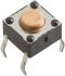 Pink Tactile Switch, Single Pole Single Throw (SPST) 50 mA @ 12 V dc 0.9mm Through Hole