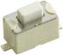 White Tactile Switch, Single Pole Single Throw (SPST) 50 mA @ 12 V dc 1.5mm Surface Mount