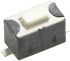 Dotykový spínač, barva ovladače: Bílá Jednopólový jednopolohový (SPST) 50 mA při 12 V DC 4.3mm 0.8mm Povrchová montáž