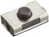 Dotykový spínač, barva ovladače: Černá Jednopólový jednopolohový (SPST) 50 mA při 12 V DC 2.5mm 0.8mm Povrchová montáž