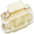 White Tactile Switch, Single Pole Single Throw (SPST) 50 mA @ 12 V dc 2.6mm Surface Mount