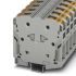 Phoenix Contact PTPOWER 95 Series Grey DIN Rail Terminal Block, 95mm², Single-Level, Push In Termination, ATEX, IECEx