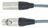 Van Damme Male 5 Pin XLR to Female 5 Pin XLR Cable, Grey, 3m