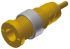 Hirschmann Test & Measurement Yellow Female Banana Socket, 2mm Connector, Solder Termination, 10A, 1000V ac/dc, Gold