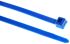 HellermannTyton Cable Tie, High Chemical Resistance, 150mm x 3.5 mm, Blue ETFE, Pk-100
