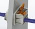 Phoenix Contact PLW 16-6/ 3-10 Series Feed Through Terminal Block, 3-Contact, 10mm Pitch, Panel Mount, 1-Row, Push Lock