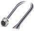 Phoenix Contact Straight Female 5 way M12 to Unterminated Sensor Actuator Cable, 5m