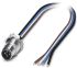 Phoenix Contact SACC-DSI-M12MST-4CON-M16/0.5 Straight Male M12 to Free End Sensor Actuator Cable, 5m